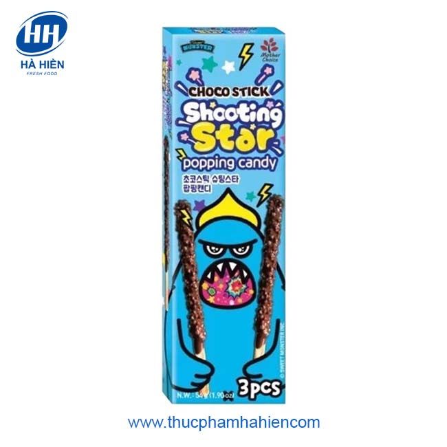 BÁNH QUE SOCOLA SHOOTING STAR KẸO NỔ 54G