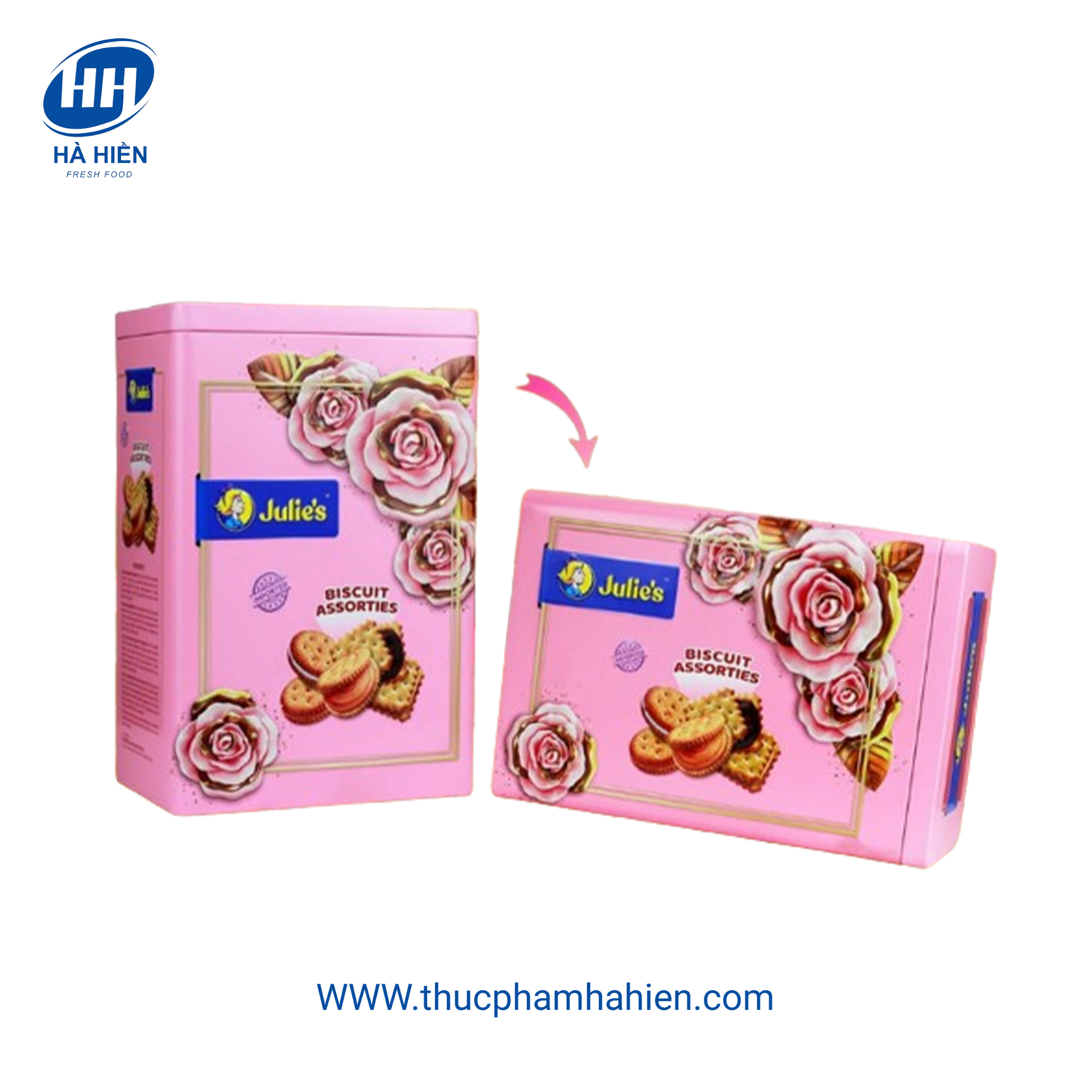 BÁNH QUY JULIE'S HỒNG 165GR