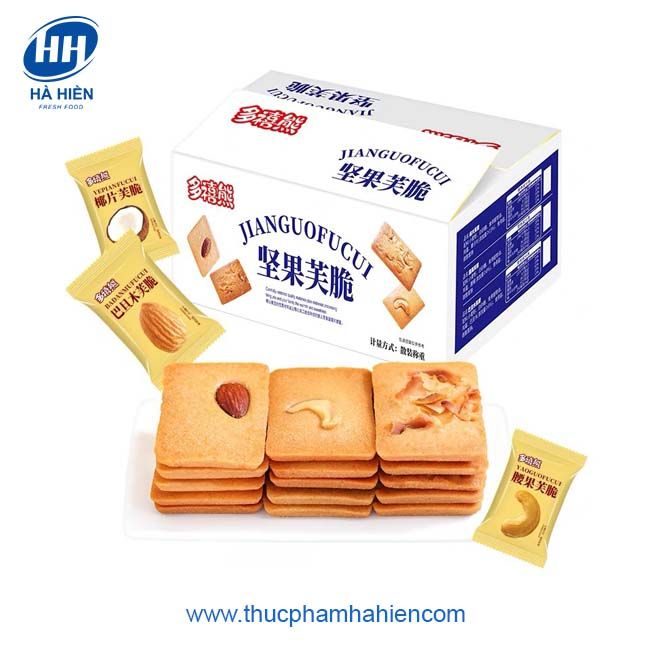 BÁNH QUY NƯỚNG GIÒN MIX HẠT 380G