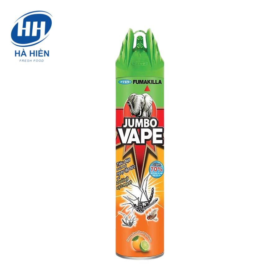 XỊT MUỖI JUMBO HƯƠNG CAM CHANH