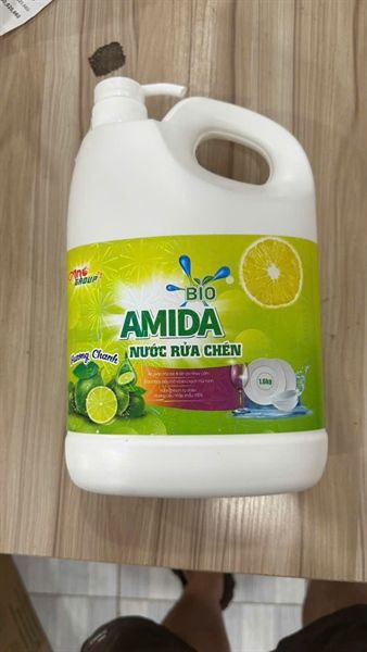 RỬA CHÉN CAO CẤP BIO AMIDA HƯƠNG CHANH 1,6KG