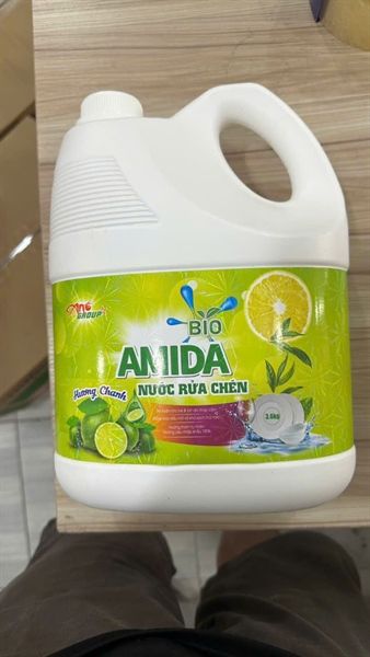 RỬA CHÉN CAO CẤP BIO AMIDA HƯƠNG CHANH 3,6KG