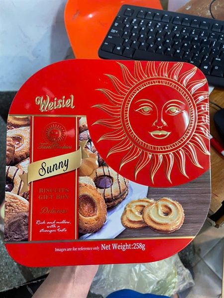 WEISSIEL SUNNY BISCUITS XANH 258G