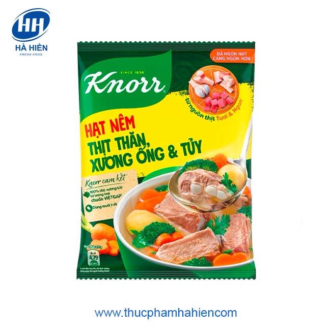  HẠT NÊM TỪ THỊT KNORR 400G (TẶNG 1 GÓI KNORR 136G) 