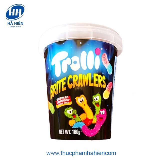 KẸO DẺO TROLLI BRITECRAWLERS (CON SÂU) 160G