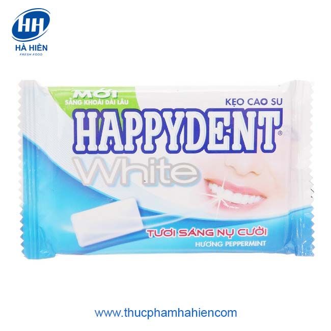 KẸO GUM HAPPYDENT WHITE 11.2G