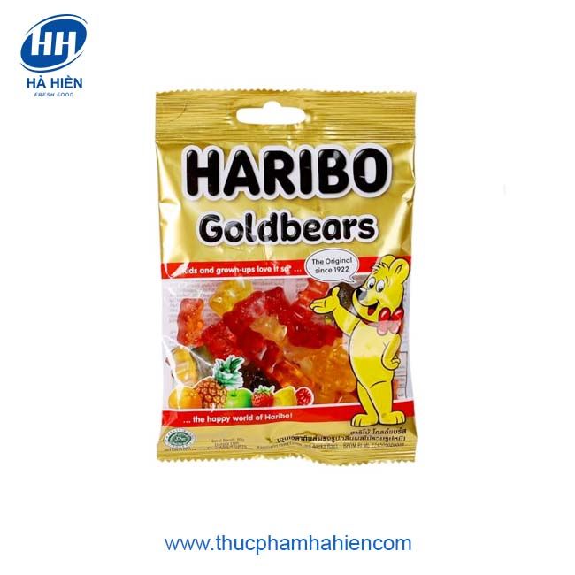 KẸO HARIBO VỊ GOLD BEARS 80G
