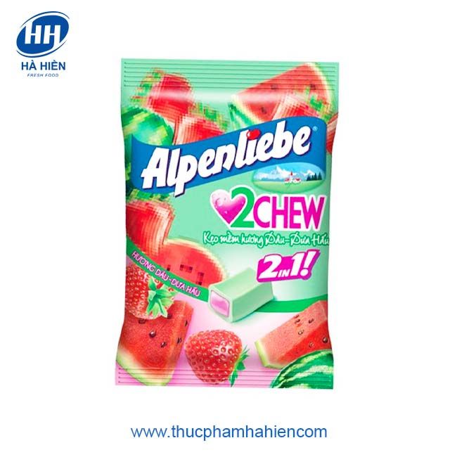 KẸO MỀM AL 2CHEW CAM & DƯA HẤU 84G