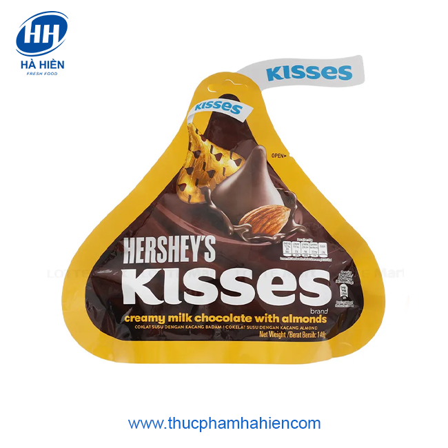 KẸO SOCOLA HERSHEY'S KISSES HEART HÌNH TRÁI TIM 181G