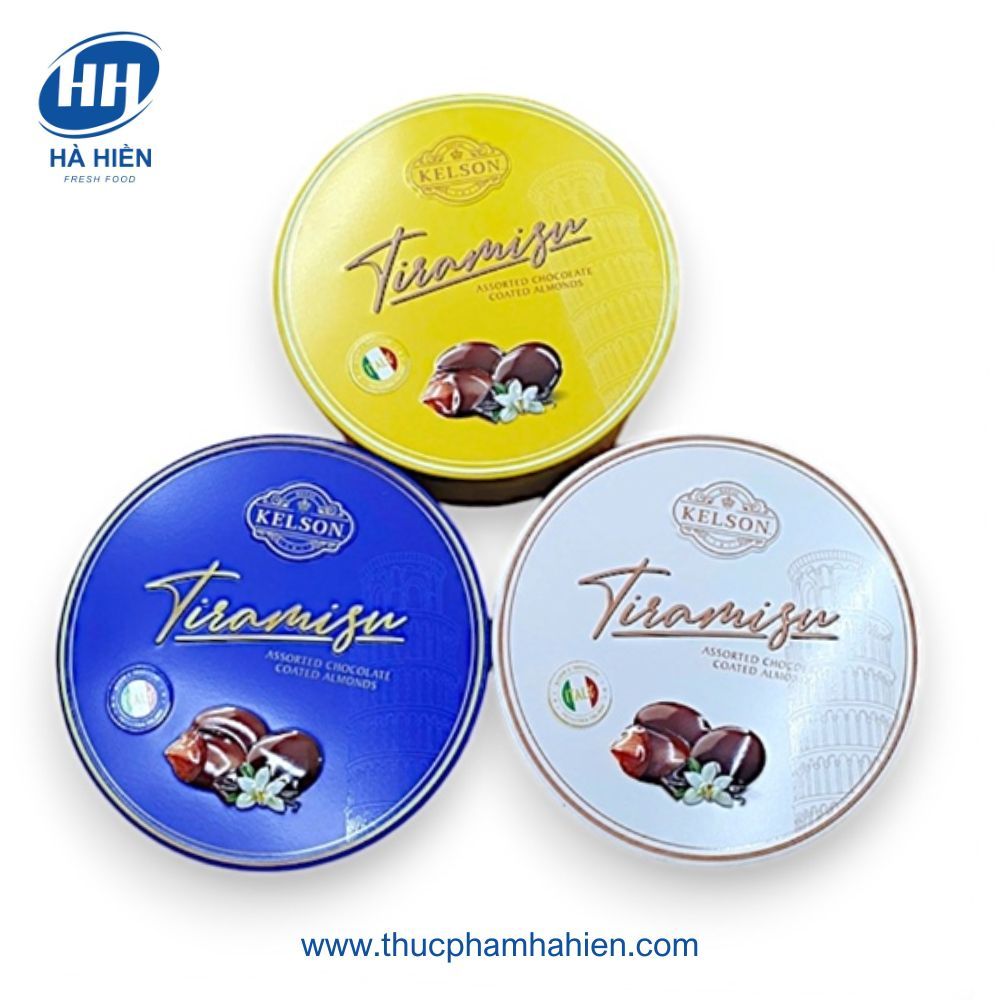 KẸO SOCOLA TIRAMISU HẠNH NHÂN THẬP CẨM KELSON 70G