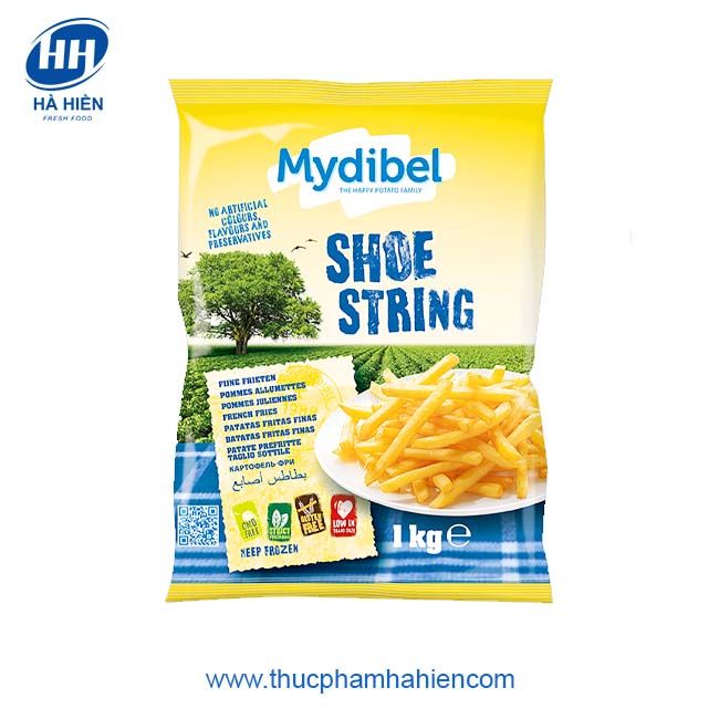 KHOAI TÂY ĐÔNG LẠNH 7X7MM MYDIBEL 1KG