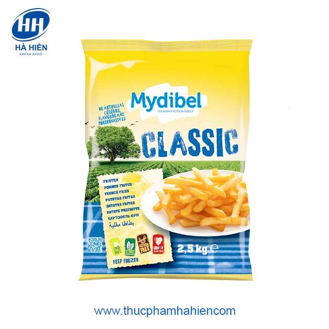 KHOAI TÂY ĐÔNG LẠNH MYDIBEL 9X9ML 2.5KG