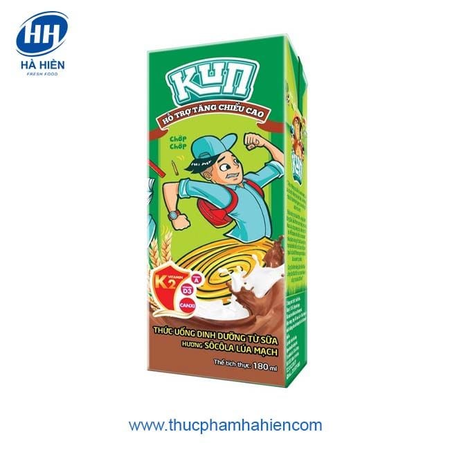 KUN SỮA SOCOLA LÚA MẠCH 180ML