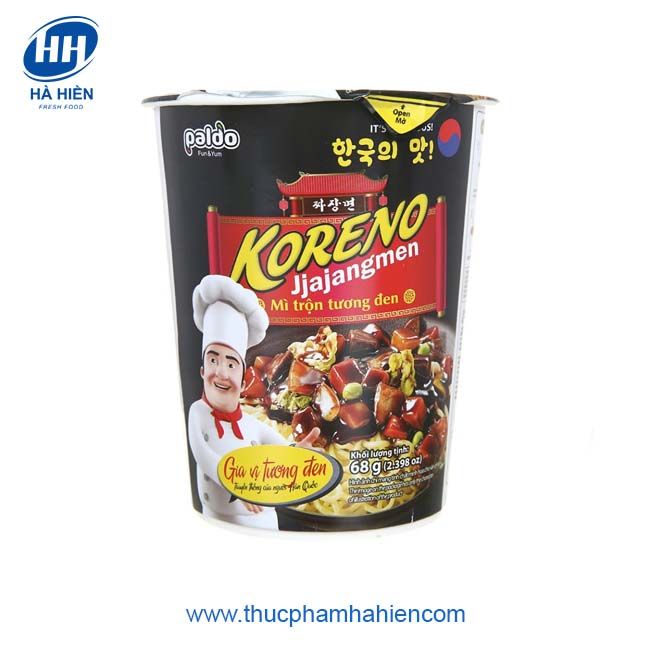 MÌ TRỘN TƯƠNG ĐEN KORENO JIAJANGMEN 68G
