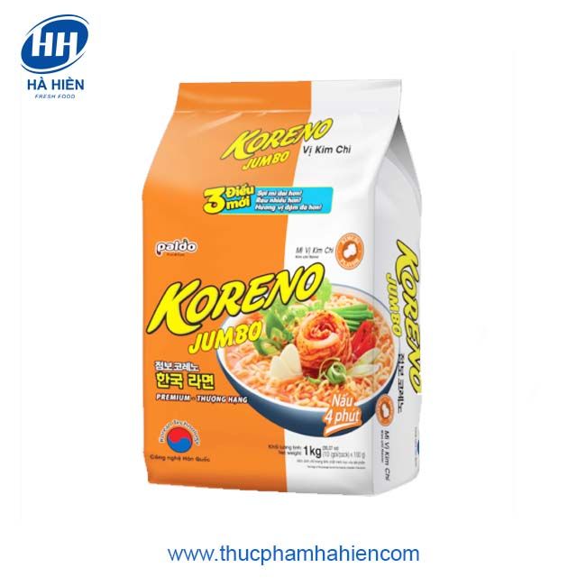 MÌ VỊ KIM CHI KORENO LỐC 10