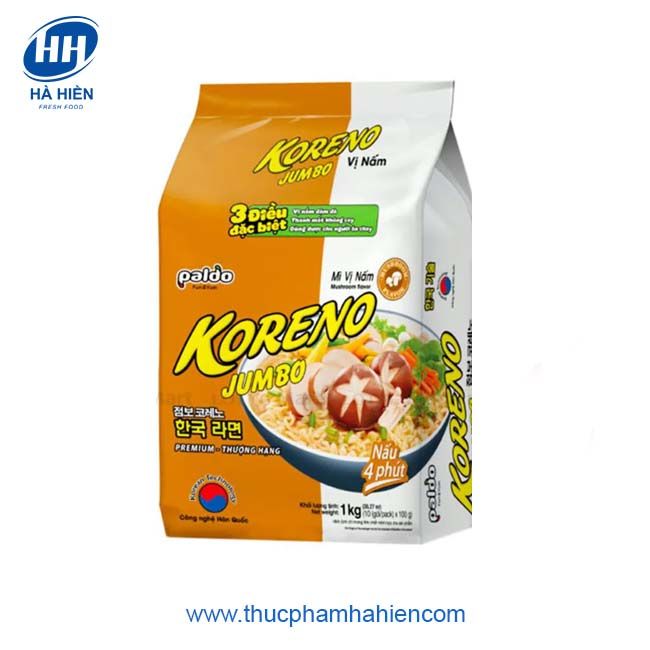 MÌ VỊ NẤM KORENO LỐC 10