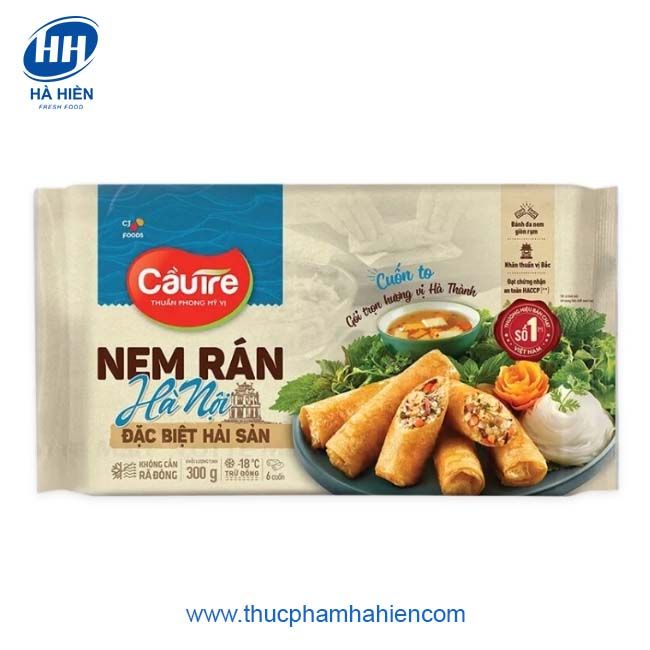 NEM RÁN HÀ HỘI ĐẶC BIỆT HẢI SẢN CẦU TRE 300G