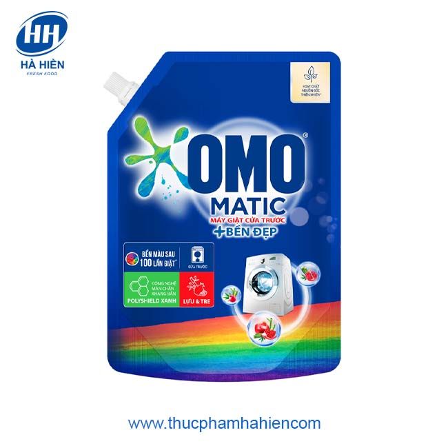 NƯỚC GIẶT OMO MATIC BỀN ĐẸP CHO CỬA TRƯỚC (2KG) - TÚI - Website