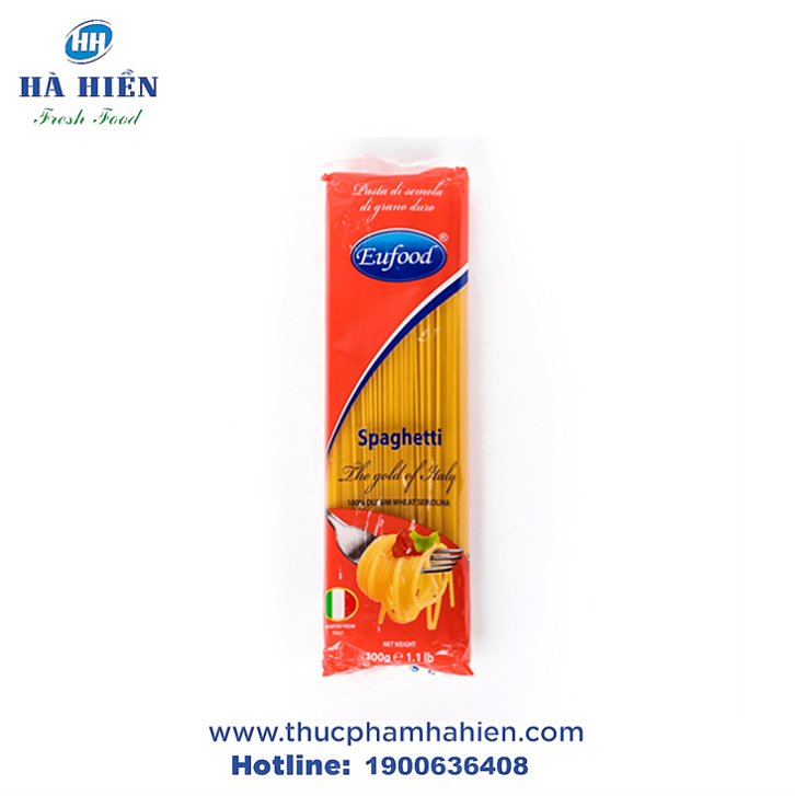 MÌ SPAGHETTI EUFOOD ĐỎ - 500G