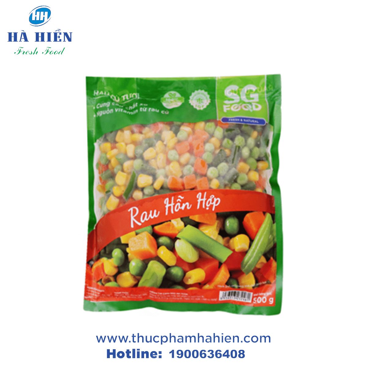  RAU HỖN HỢP SÀI GÒN FOOD - 500G 