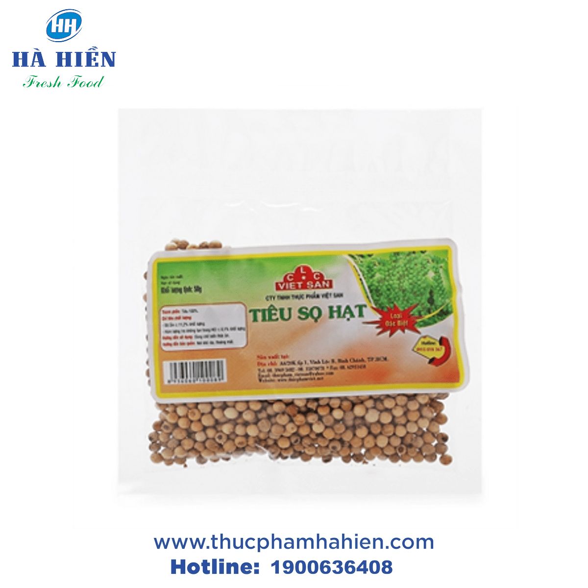 TIÊU SỌ HẠT VIỆT SAN (50G) - GÓI - Website