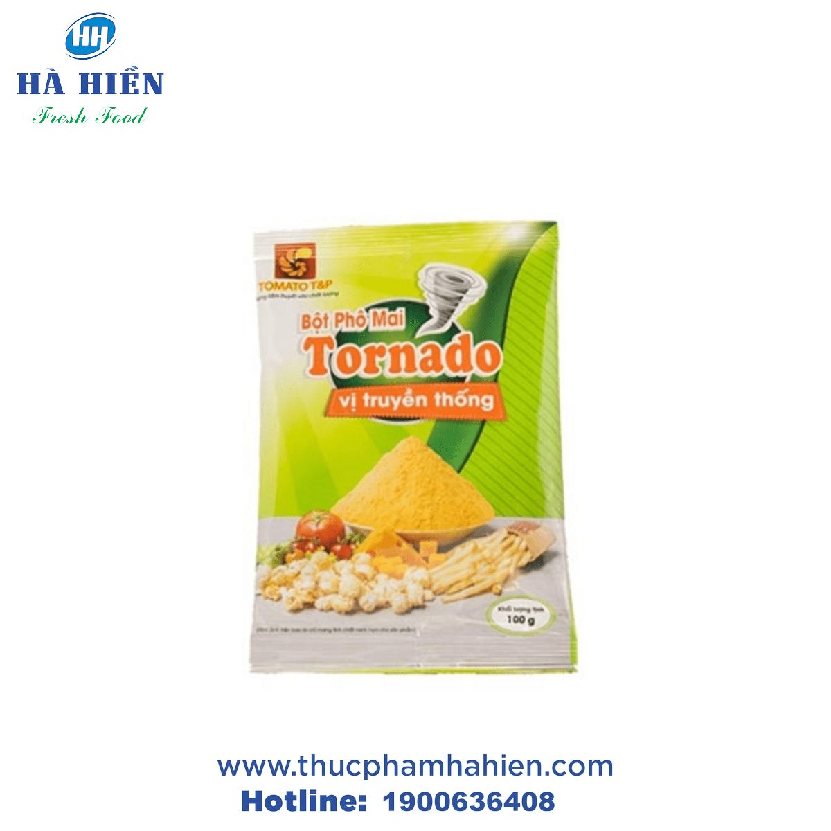 BỘT PHÔ MAI TORNADO VỊ TRUYỀN THỐNG 100G