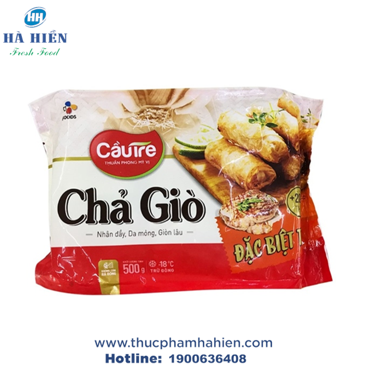  CHẢ GIÒ ĐẶC BIỆT NHÂN THỊT CẦU TRE 500G 