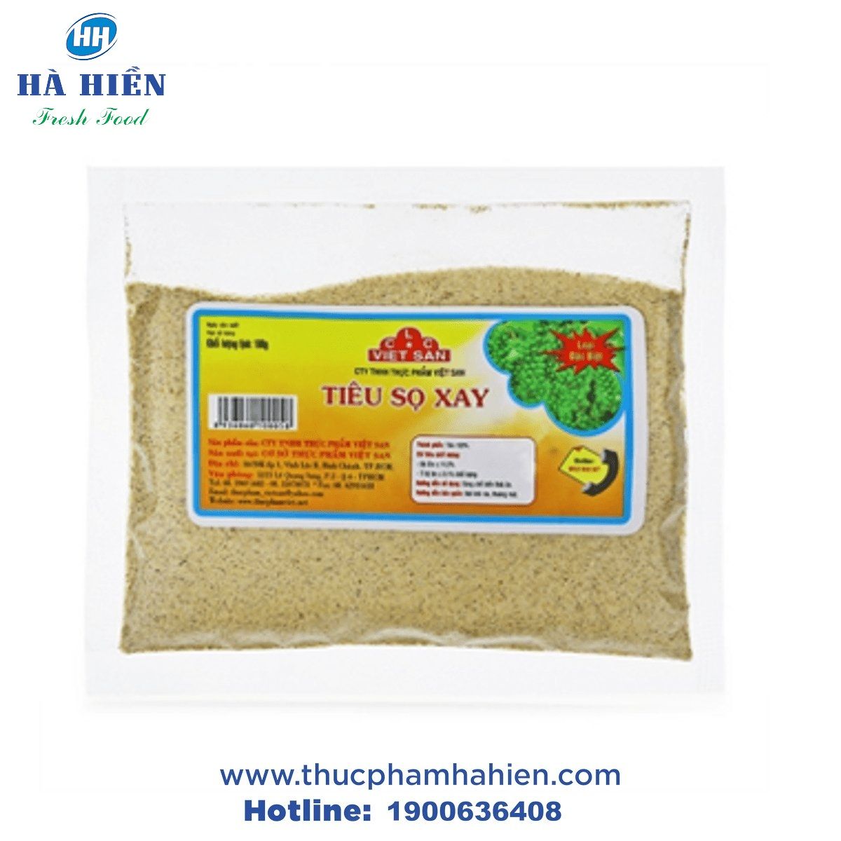 TIÊU SỌ XAY VIỆT SAN (100G) - GÓI - Website