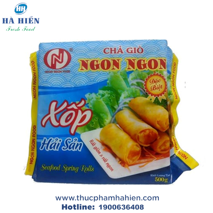  CHẢ GIÒ XỐP HẢI SẢN NGON NGON 500G 