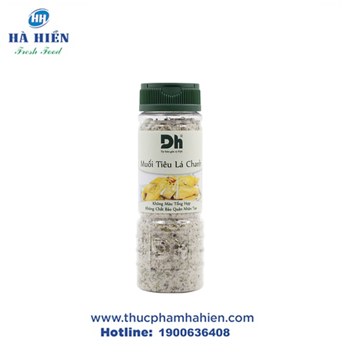 MUỐI TIÊU LÁ CHANH DH FOOD 120G