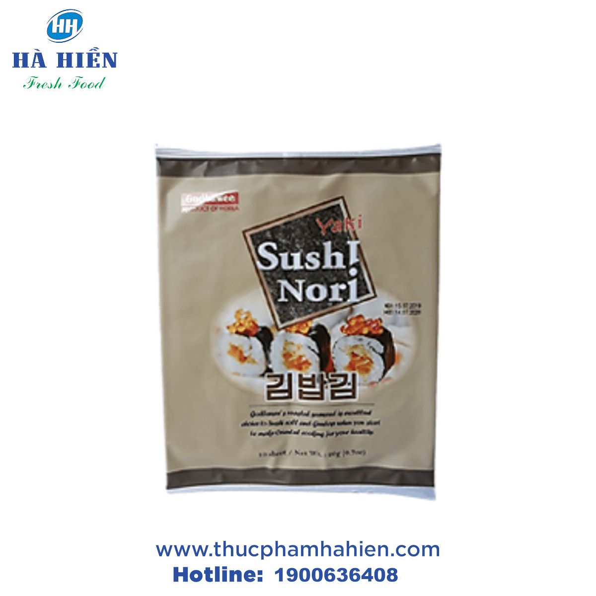 TẢO CUỘN CƠM SUSHI NORI 20G