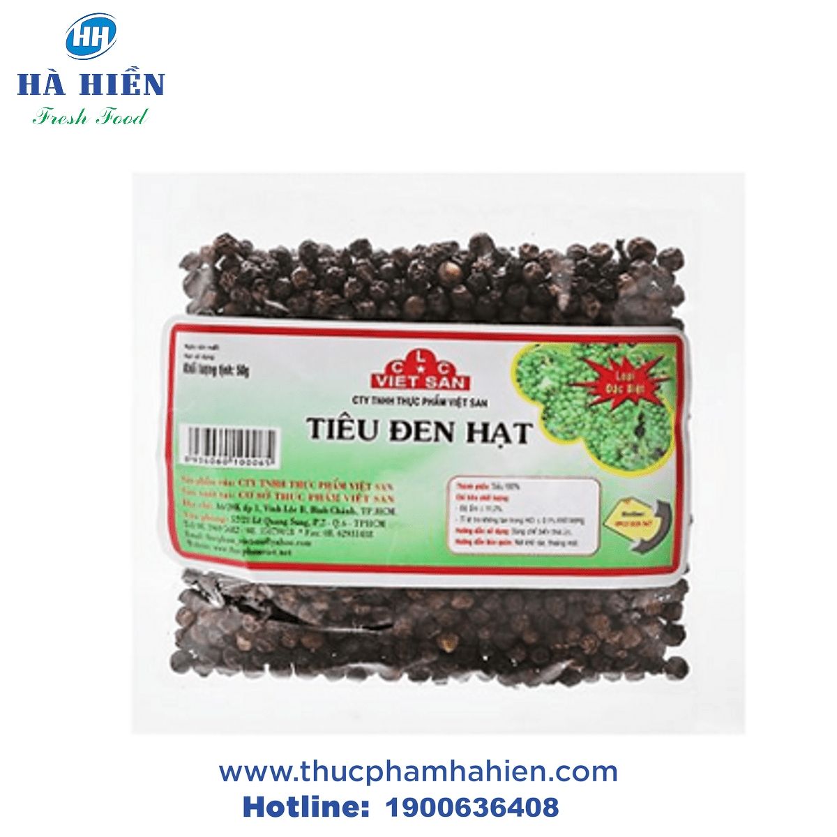  TIÊU ĐEN HẠT VIỆT SAN 50G 