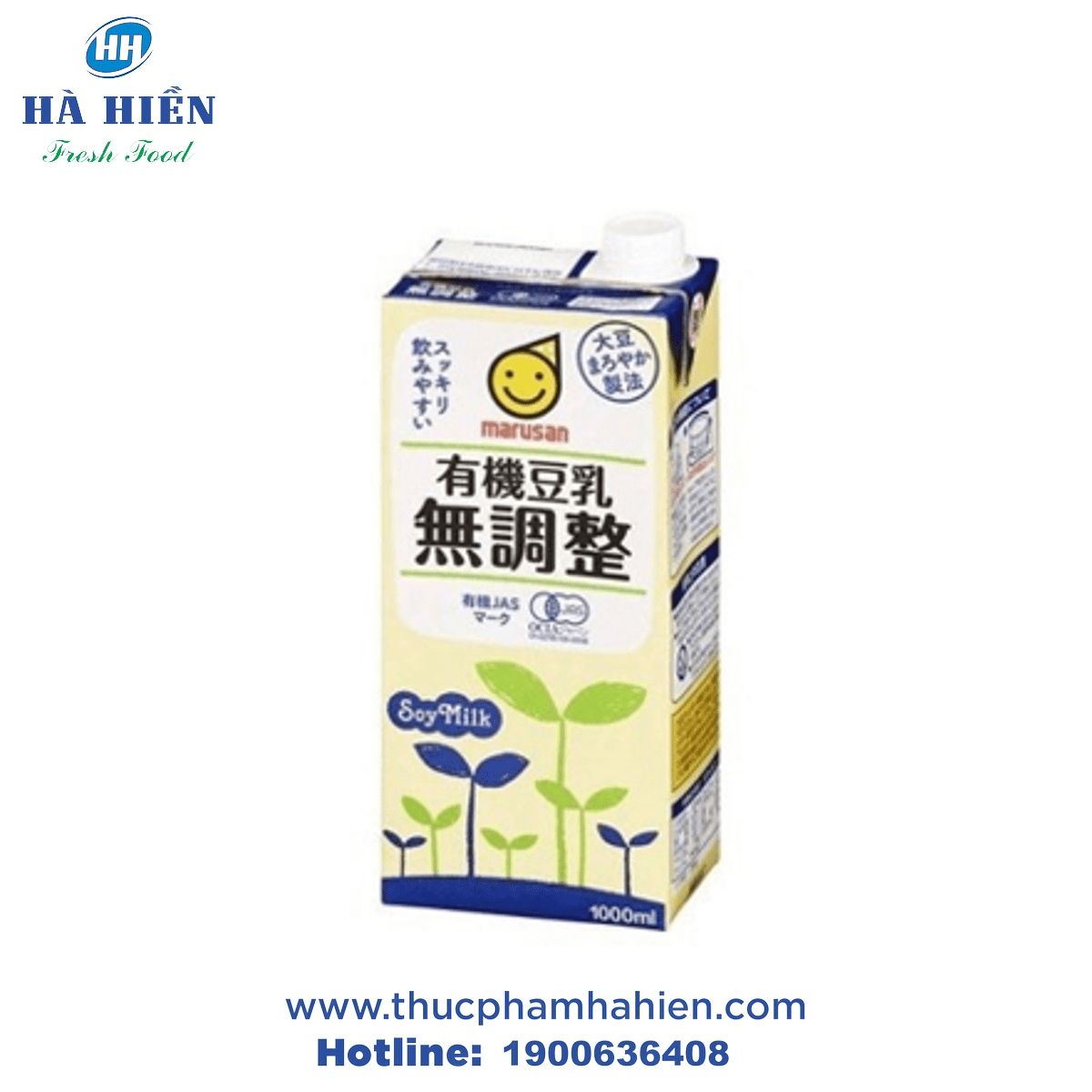 SỮA ĐẬU NÀNH HỮU CƠ MARUSAN KHÔNG ĐƯỜNG (1L) - HỘP - Website