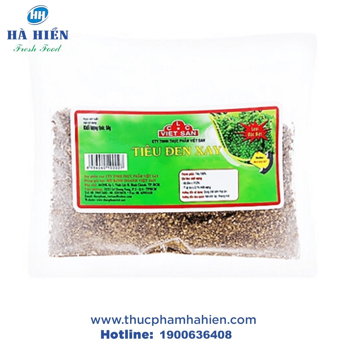 TIÊU ĐEN XAY VIỆT SAN (50G) - GÓI - Website