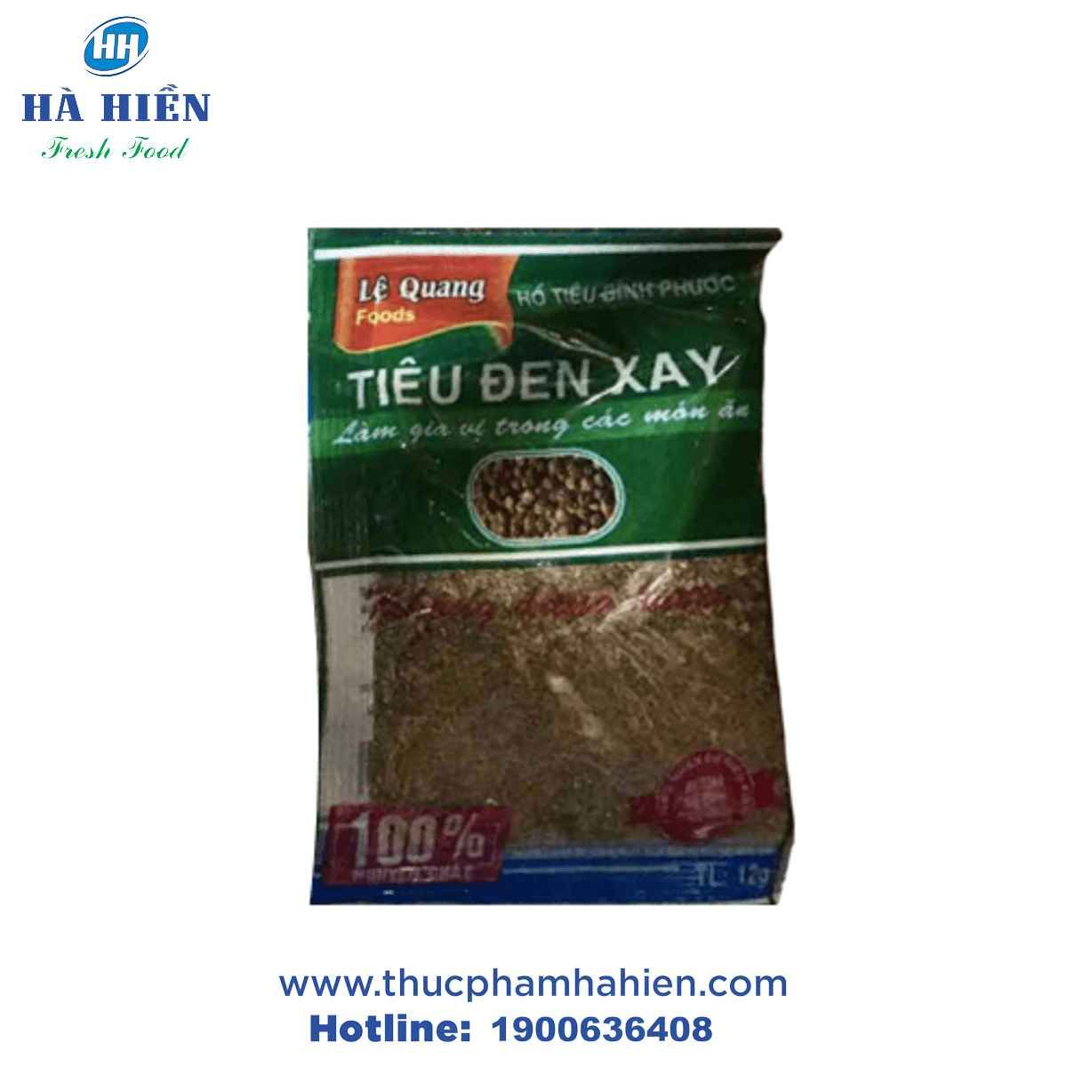 TIÊU ĐEN XAY (12G) - GÓI - Website