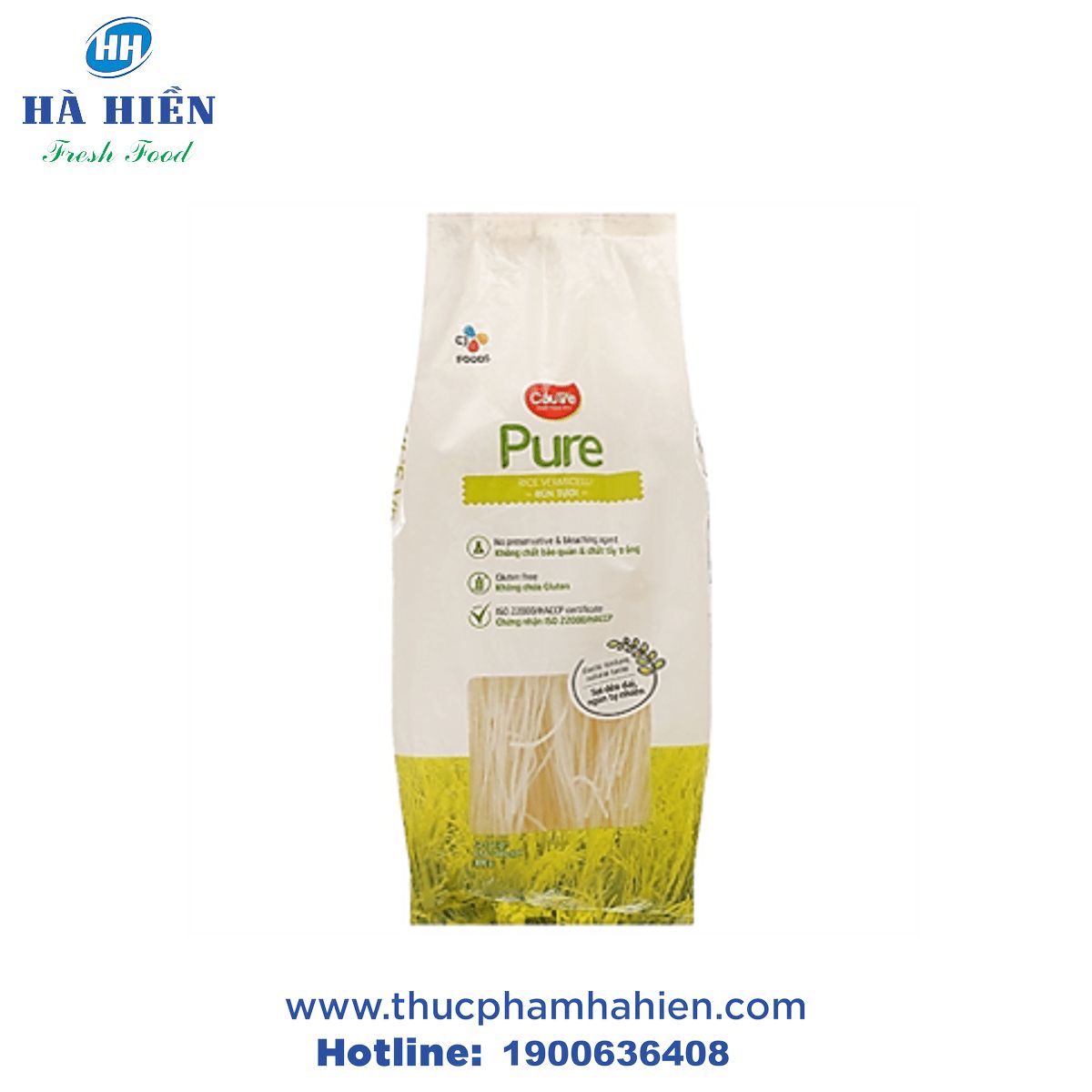  BÚN TƯƠI PURE CẦU TRE 300G 