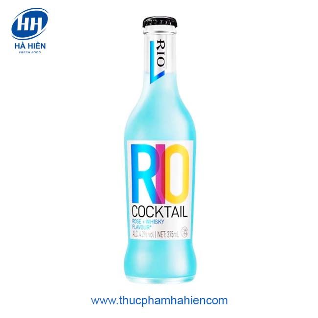 RƯỢU COCKTAIL RIO HƯƠNG HOA HỒNG WHISKY 275ML