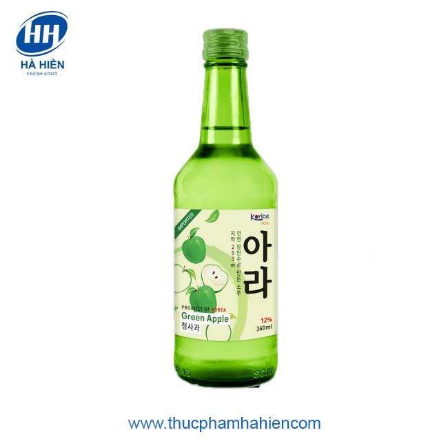RƯỢU SOJU HƯƠNG TÁO 360ML