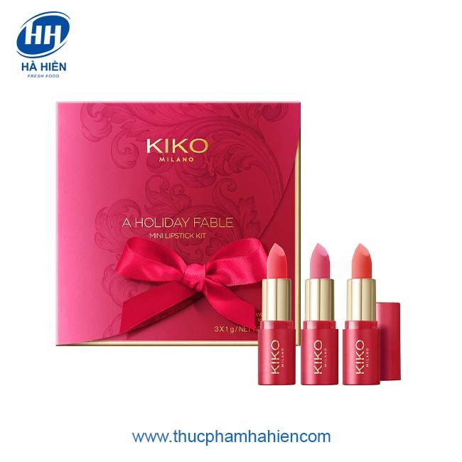 SET 3 THỎI SON MINI KIKO MILANO