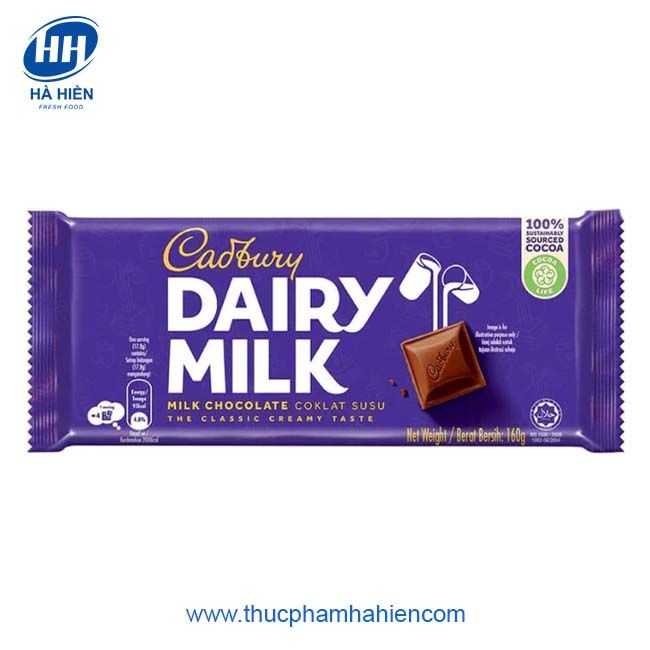 SOCOLA SỮA CADBURY DAIRY MILK 11G