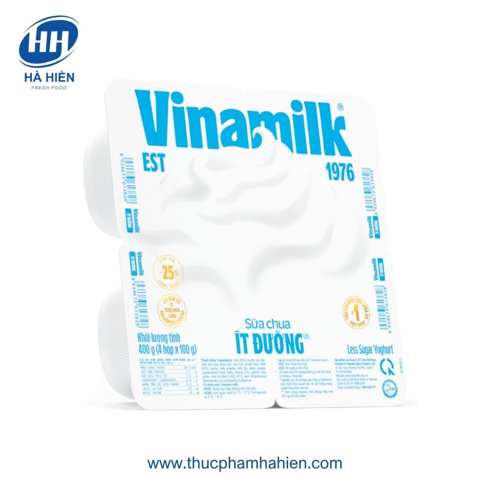 SỮA CHUA ĂN VINAMILK ÍT ĐƯỜNG 100G