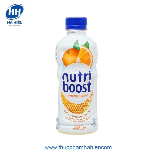 SỮA TRÁI CÂY NUTRIBOOST CAM 297ML