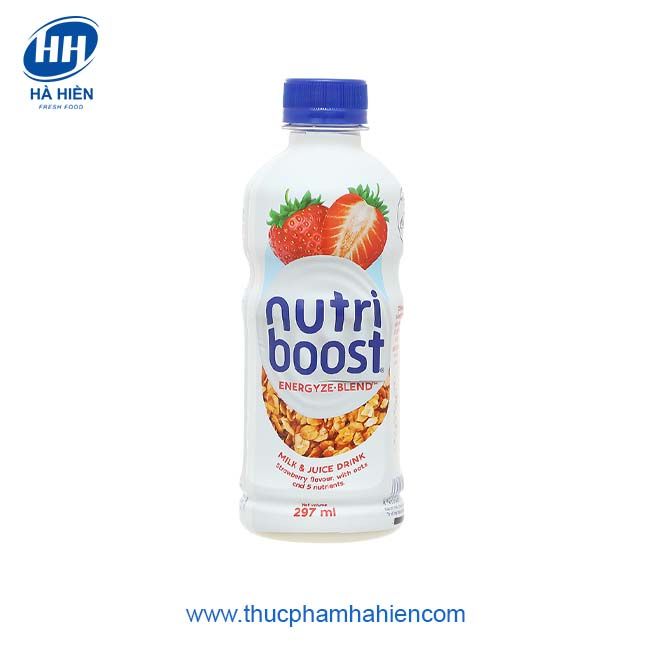 SỮA TRÁI CÂY NUTRIBOOST DÂU 297ML