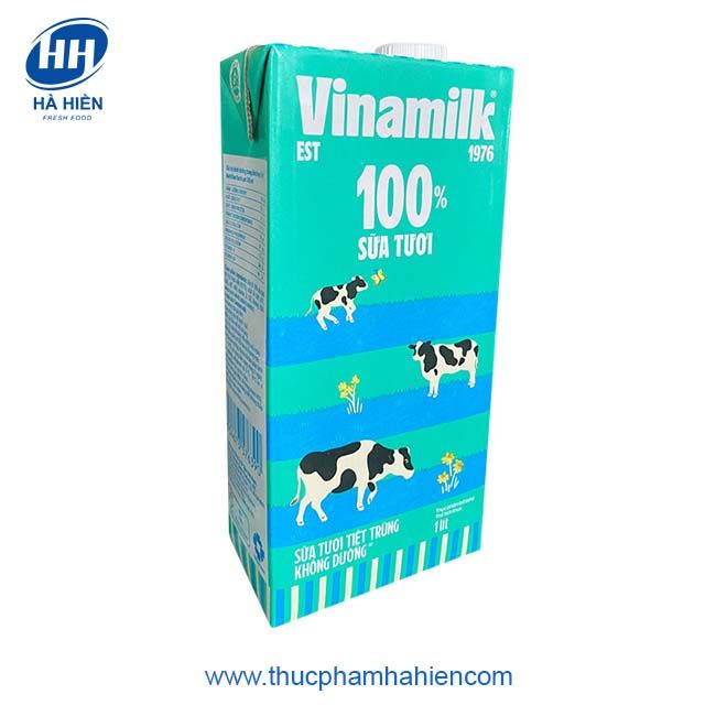 SỮA TƯƠI KHÔNG ĐƯỜNG VINAMILK 1L