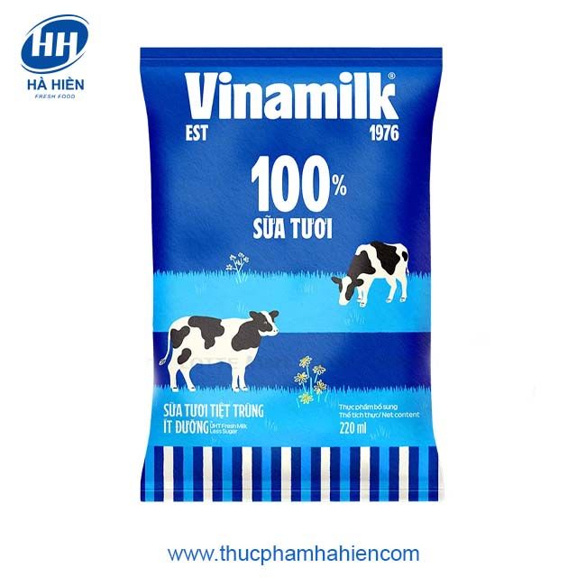 SỮA TƯƠI VINAMILK ÍT ĐƯỜNG