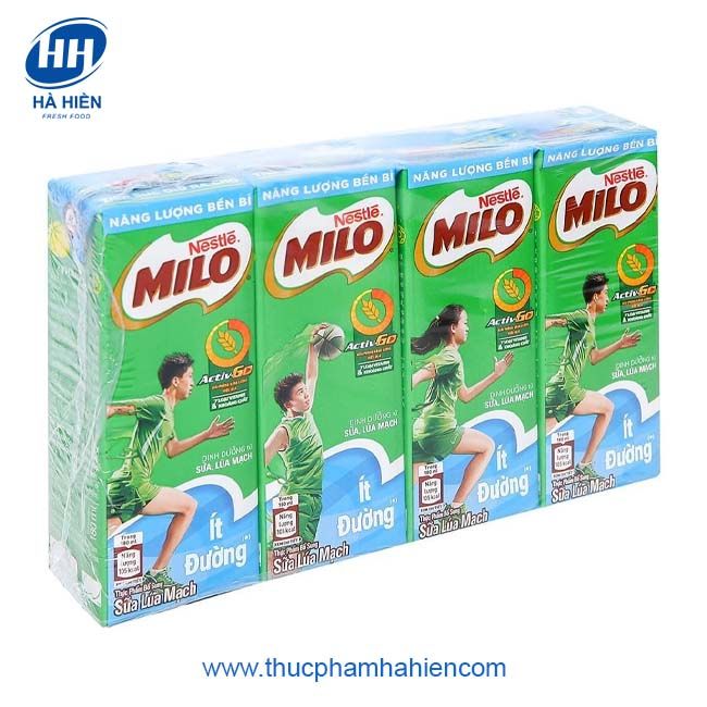 SỮA UỐNG MILO ÍT ĐƯỜNG 180ML
