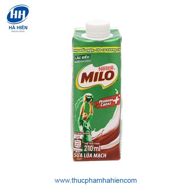 SỮA UỐNG MILO TEEN NẮP VẶN 210ML