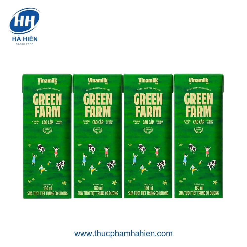 SỮA VINAMILK GREENFARM 180ML