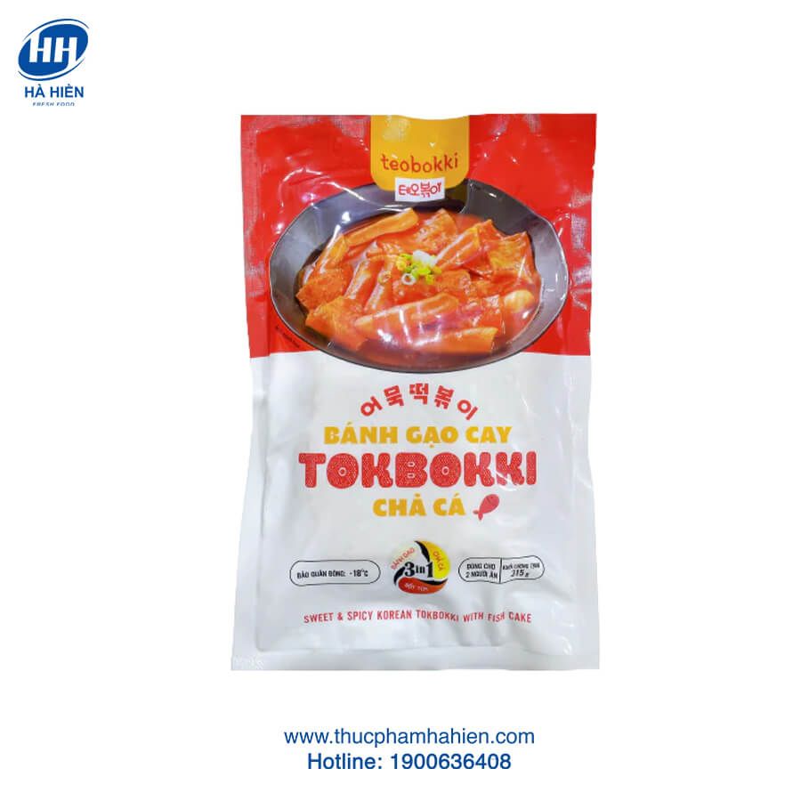  BÁNH GẠO CAY TOKBOKKI CHẢ CÁ 315G 