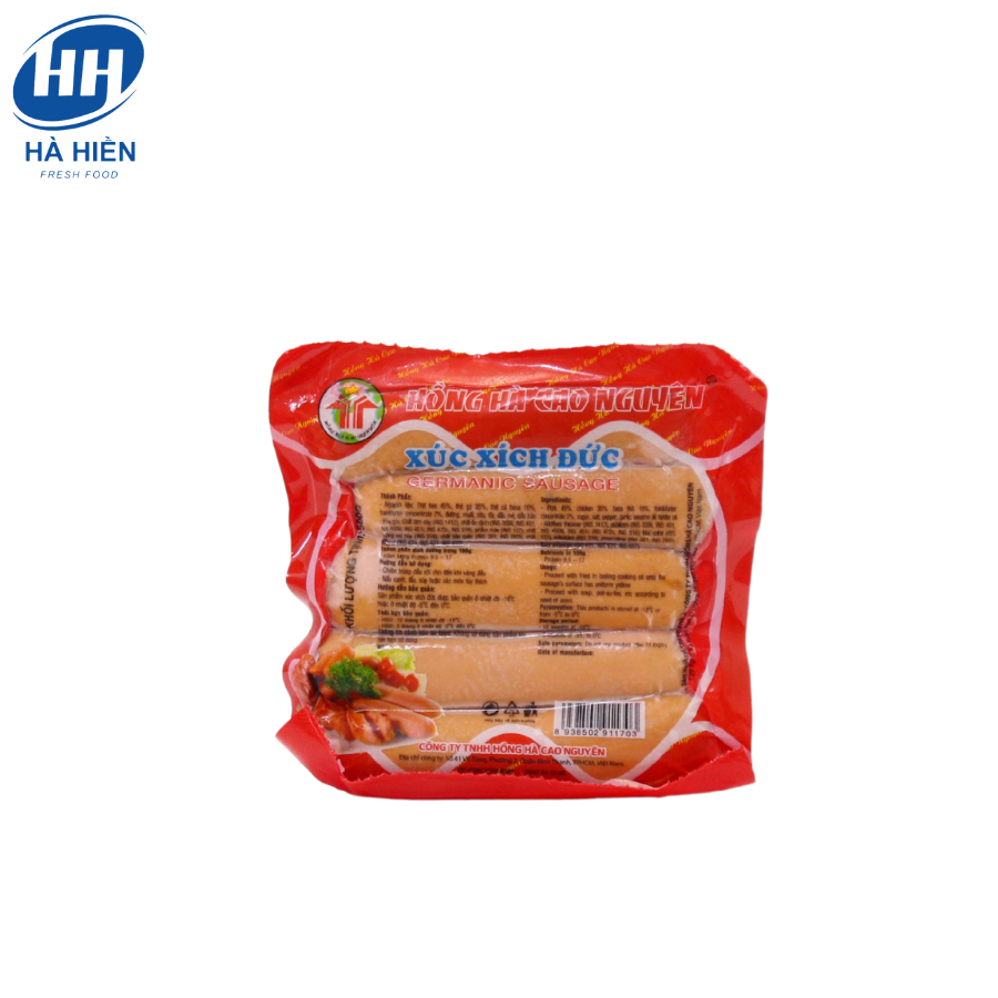 XÚC XÍCH ĐỨC HỒNG HÀ 500G